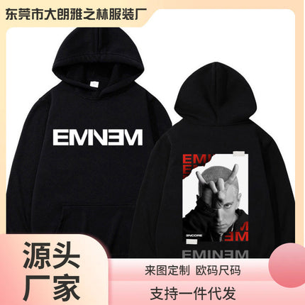 Rapper Eminem Music Album Hoodies World Tour Graphic Hoodie