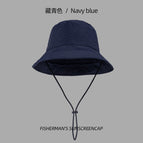 Navy blue (55-60cm) [quick-drying bag fisherman hat]
