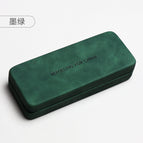 Dark green leather box