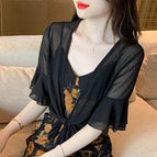 Black Shawl [Single Piece]] / S [Suggested 37.50 kg-45.00 kg]]