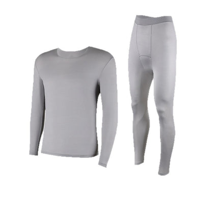 [Set] Men's Ultra-Thin Thermal Underwear Set, Large Size Plus Fat, Heated Clothing, Autumn Clothes and Long Pants