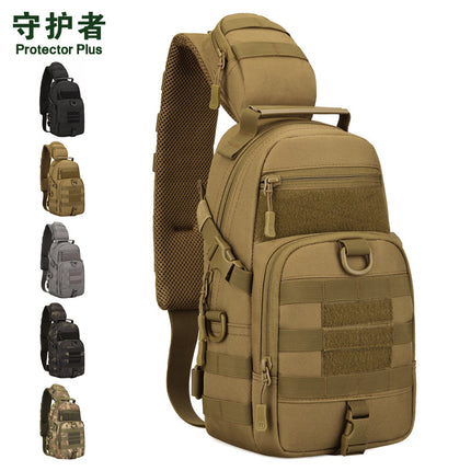 Guardian Tactical Chest Bag Men's Outdoor Crossbody Bag Men's Large Capacity Sports and Leisure Camouflage Shoulder Backpack Men's