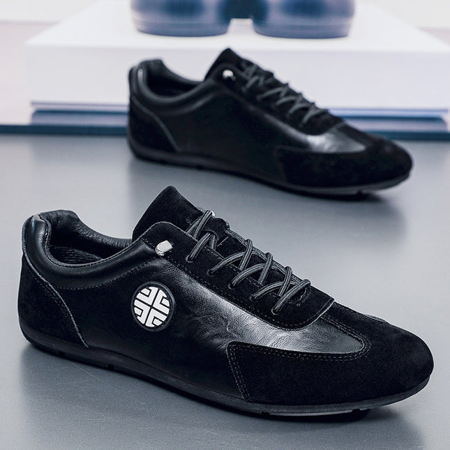Men's Shoes Summer New Fashionable All-match Casual Shoes Soft Sole Slip-on Lazy Shoes Beans Shoes Trendy Shoes Forrest Gump Shoes for Men