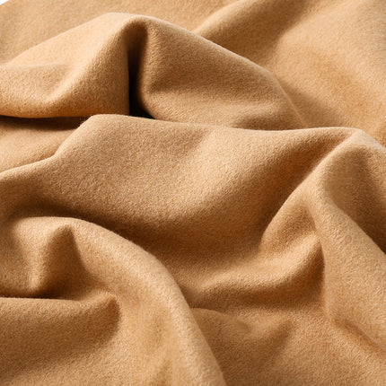 Wool Scarf Shawl High-End Versatile Cashmere Scarf Women's Autumn and Winter Thickened Couple Style Solid Color Scarf Wholesale
