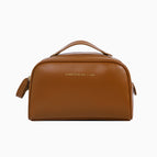 Double Zipper Brown / 23x11.5x12.5