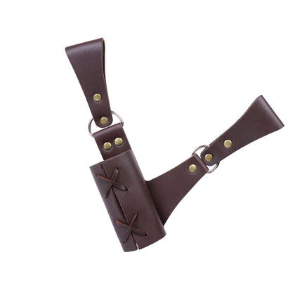Medieval Cross Knight Sword Belt Sword Hanging Pu Leather Viking Sword Drag Gloff Belt cospaly Match