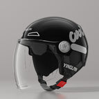 One size fits all / [a-zen1.0] obsidian black [hd long mirror] + removable ear protection