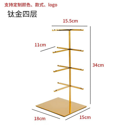 Display Rack Stainless Steel Bag Hanging Bag Display Rack Hat Display Rack Glasses Display Rack Shoes Bag Shoes Display Rack