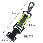Single head reflective glove buckle