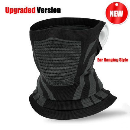 Warm Scarf Outdoor Riding Headscarf Breathable Knitted Mask Sports Skiing New Cold-proof Windproof Seamless Neck Sleeve