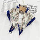 L024-447-01 navy blue / 70cm wrinkled square towel