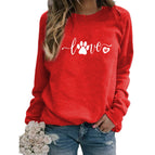 round neck red / S