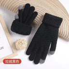 Pineapple pattern touch screen-black