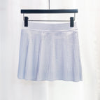 Starch blue 124 accordion skirt / M/4 code 47.5kg-52.5kg