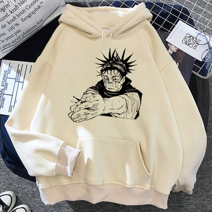 Choso Hoodie Print Design Comics Clothing Teenage Graphic Sports Casual Harajuku Sweatshirts Casual