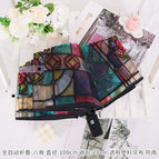 [fully automatic folding transparent window grille]