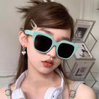 light blue frame gray