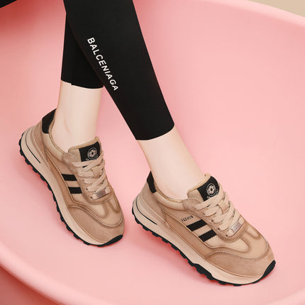 (Out-Of-Stock Items Cannot Be Replenished) Versatile Dad Sneakers Running Shoes New Autumn and Winter Models Lightweight Breathable Thick-Soled Sports Casual Shoes