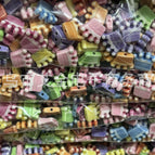 Mixed colors randomly / 35 crown 10*13mm 0.5kg about 1100 pieces