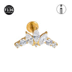 1.0x6mm / Gold (thread)