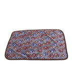 60*40cm / Dark brown dog paw blanket