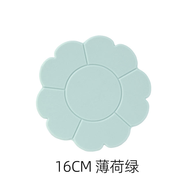 New in stock Hollow Silicone Heat Insulation Mat Placemat Dining Table Mat Pot Mat Cup Mat Anti-scalding High Temperature Resistant Household Plate Mat