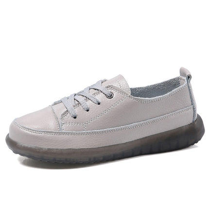 Cross-Border Spring and Autumn Back-To-School Season White Sneakers Trendy Shoes Korean Style Soft-Soled Casual Shoes Comfortable Shallow-Mouthed Single Shoes Sneakers