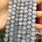 4mm/about 98 pieces in a string / 29 # Silver gray