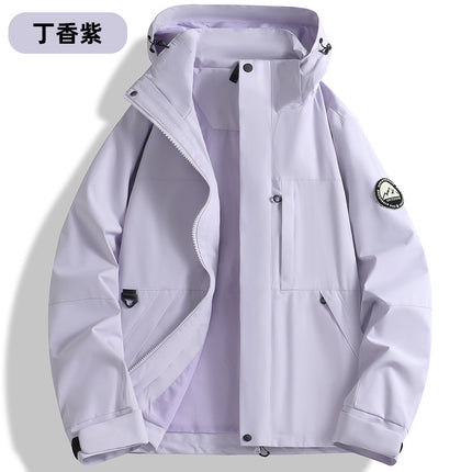 New Hot-Selling Single-Layer Jacket for Men and Women, 2025 New High-Quality Warm Outdoor Waterproof and Windproof Hooded Jacket