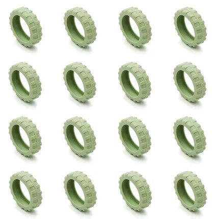 Caster Shoes Trolley Caster Cover Silent Noise Reduction Anti-wear Shock-proof Luggage Tire Silicone Protective Cover