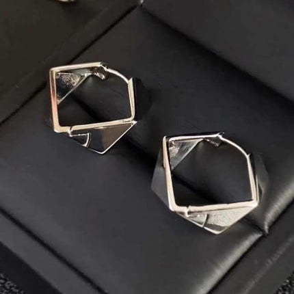 European and American Style Elegant Irregular Ling Earrings New French Simple and Simple Cold Style Niche Earrings for Women