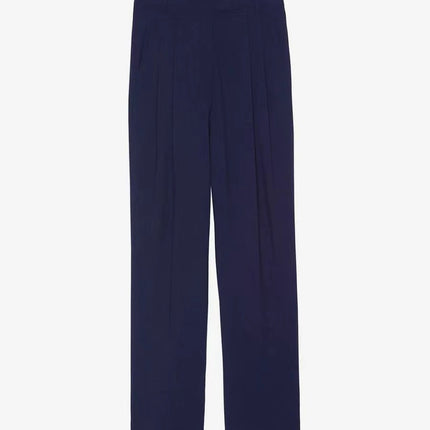 ART frankie shop All-match Slim Look High Waist Cropped Pants Dip Casual Pants