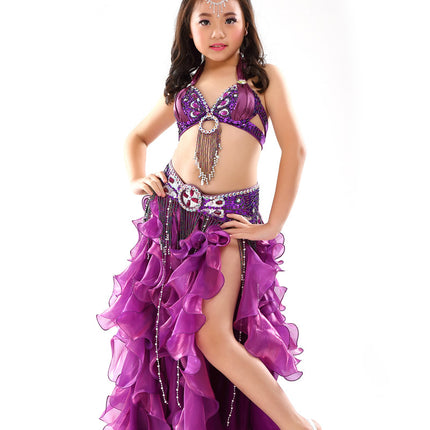 Dancer Children's Performance Costume suit Belly Dance suit New Children's Performance Dance Costume 823