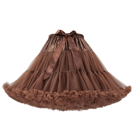 Philippine Pigeon Hexagon Net Pirate Annual Meeting Dance Skirt Boneless Marshmallow Daily Support Violence Skirt Pettiskirt