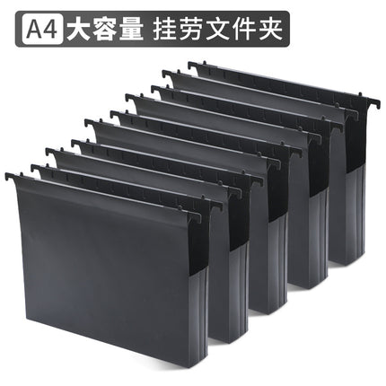 Shuangyi Hot Selling Reinforced Hanging File Folder Side Expansion Office Contract Document Storage Bag Pp Waterproof Document Bag