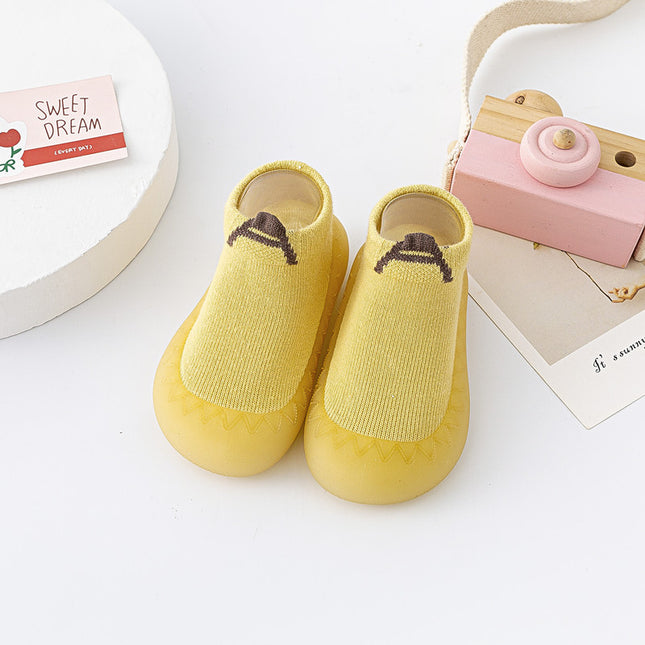 2024 Spring New Children's Floor Socks and Shoes Anti-Falling Soft Sole Baby Toddler Shoes Indoor Knitted Socks and Shoes