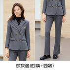 Woolen dark gray (suit + trousers) / 3XL
