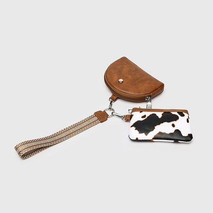 Lu Same Style Wrist Bag Portable Card Holder Bank Card Mini Waterproof Multi-Functional Change Cosmetics Bag Car Key Bag