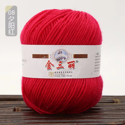 Jin Sanli acrylic baby line hand woven shoes cushion bag scarf diy hook shoes cushion wholesale specials