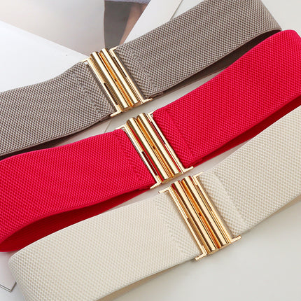 Matching Dress Fashion Women's Wide Waist Seal Elastic Belt All-match Women's Wide Belt Decoration Wholesale