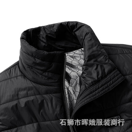 Cross-border explosions stand collar intelligent heating vest USB charging heating constant temperature cold warm vest factory direct sales