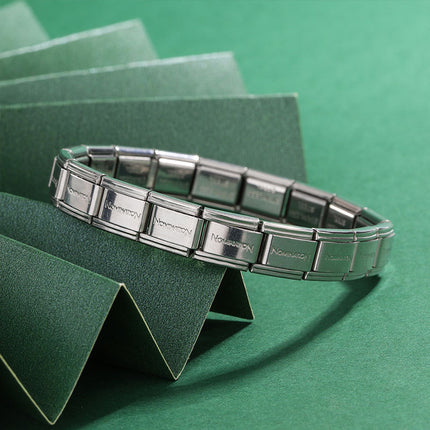 European and American Cross-Border Hot-Selling Stainless Steel Elastic Vacuum Module Cold Style Bracelet Simple and Personalized Versatile Bracelet for Men and Women