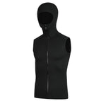 hooded vest / S