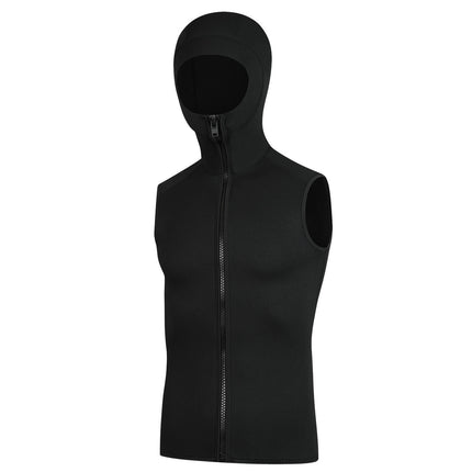 3mm Vest Hooded Men's and Women's Diving Vest Hooded Warm Vest Wet Clothes Diving Headgear Surfing Windsurfing Cold Protection