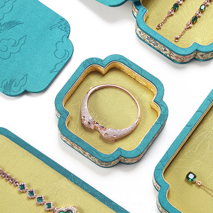 Di Gu Palace Style Jewelry Jewelry Plate Bracelet Necklace Look at Pallet Play Bracelet Storage Plate National Style Display Props