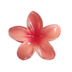 8cm orange red plumeria gripper
