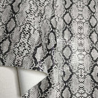 9# faux suede light greyish-white snakeskin texture