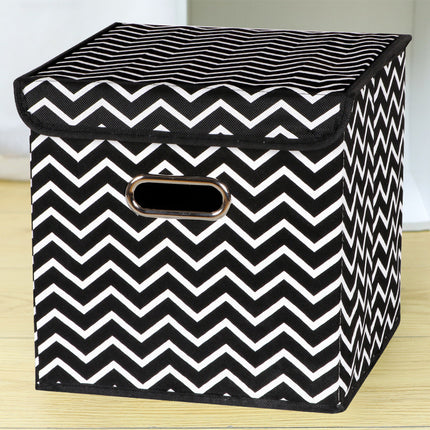 Amazon Coverless Storage Box Fabric Storage Box Foldable Large Clothes Organiser Toy Storage Box Cross Border