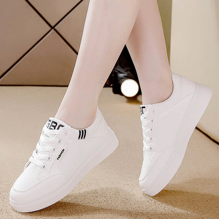 2025 Spring Women's Soft Sole Shoes Leather Surface Non-slip Sneakers Women's Casual Shoes All-match Lightweight sneaker White Shoes