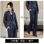 Navy blue (suit + pants) / S